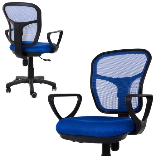 Fotel biurowy - model 8906 - niebieski