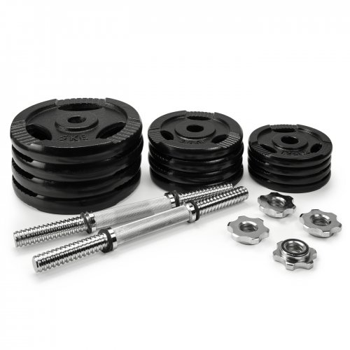 Hantle Żeliwne Regulowane 40KG 2x20kg AbarQs