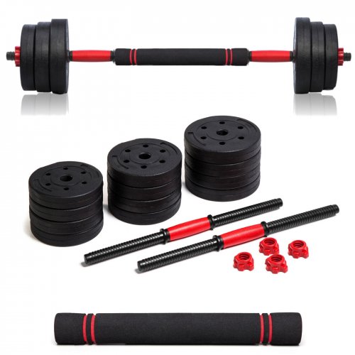 HANTLE Regulowane ze sztangą 20kg 2 x 10KG AbarQs