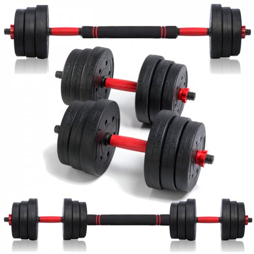 HANTLE Regulowane ze sztangą 20kg 2 x 10KG AbarQs