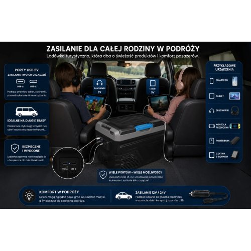 Lodówka zamrażarka Abarqs IBF-41BT
