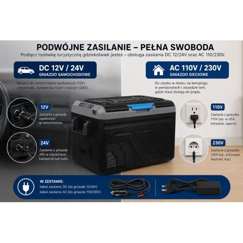 Lodówka zamrażarka Abarqs IBF-41BT