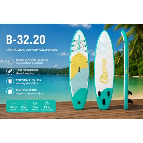 Deska do pływania SUP 320cm Barracuda 32.20