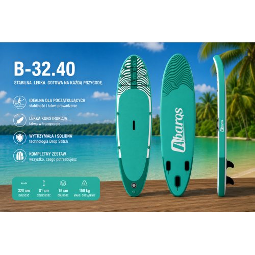 Deska do pływania SUP 320cm Barracuda 32.40