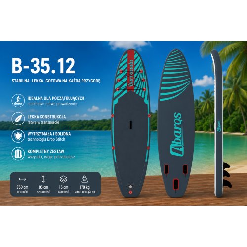 Deska do pływania SUP 350cm Barracuda 35.12