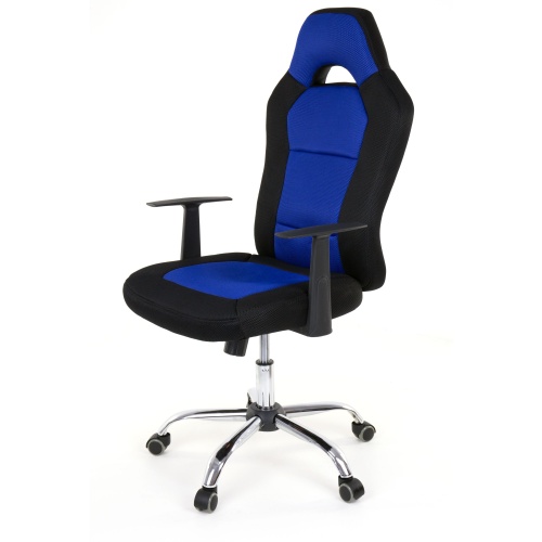 Fotel biurowy Racer 249 - niebieski