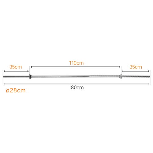 GRYF 180cm PROSTY FI 28MM ABARQS