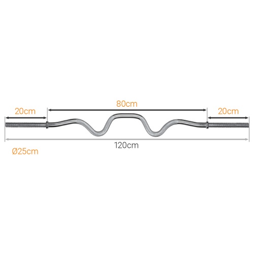 GRYF MOCNO ŁAMANY 120cm. GR25-120M ABARQS