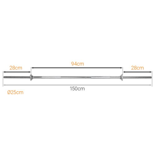 GRYF PROSTY 150cm. GR25-150 ABARQS