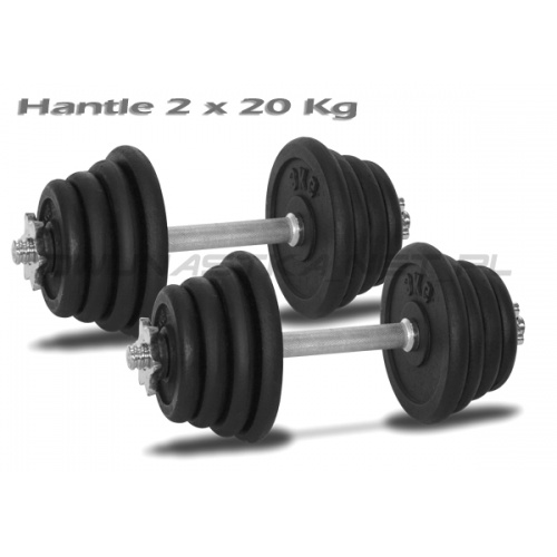 Hantle 40 kg. 2 x 20 kg - 4