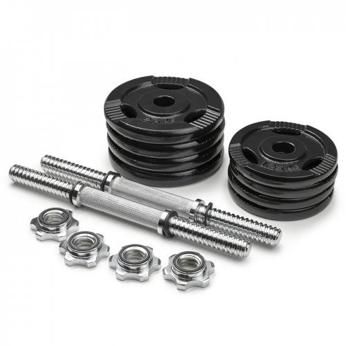Hantle treningowe żeliwne AbarQs 20KG 2x10kg HKS.20