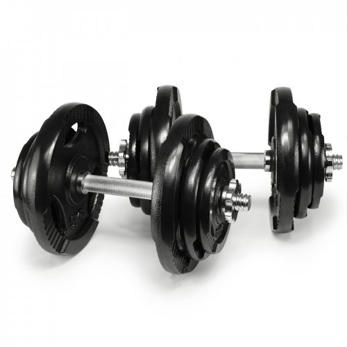 Hantle treningowe żeliwne AbarQs 40KG 2x20kg HKS.40