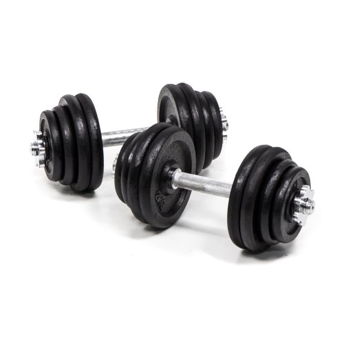 Hantle treningowe żeliwne AbarQs 30KG 2x15kg HS.30