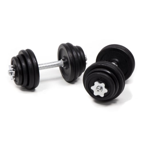 Hantle treningowe żeliwne AbarQs 30KG 2x15kg HS.30