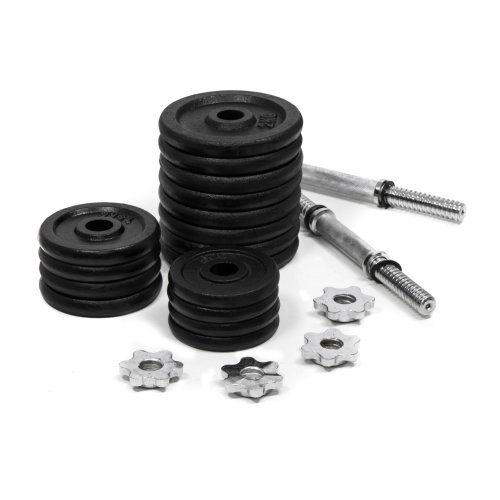Hantle treningowe żeliwne AbarQs 30KG 2x15kg HS.30