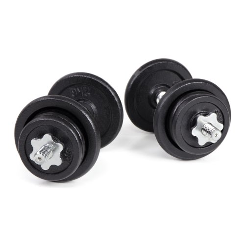 Hantle treningowe żeliwne AbarQs 20KG 2x10kg HS.20