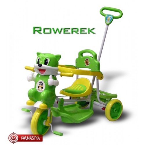 ROWER TRÓJKOŁOWY DZIECIĘCY - ZIELONY